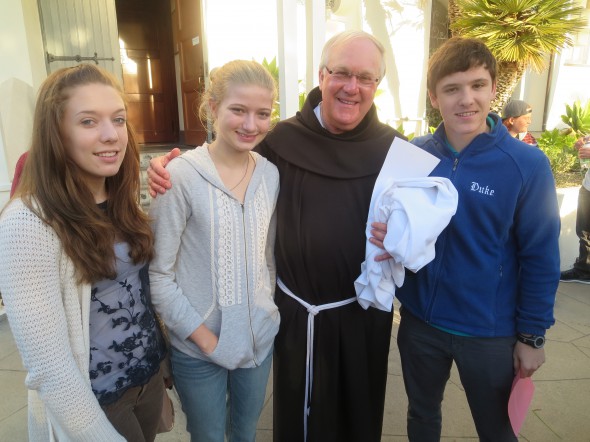 Father Larry Gosselin of Old Mission Santa Barbara