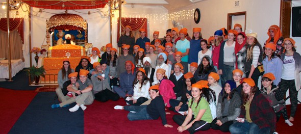 After an intense week of exploration, Anacapans enjoyed a traditional meal courtesy of the Sikh Gurdwara of Ventura County.
