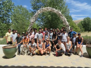 Group photo at Wind Wolves Preserve, June 2016.