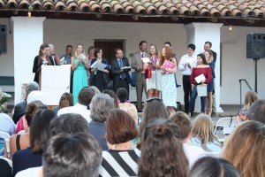 Students receive Academic Achievement Awards.